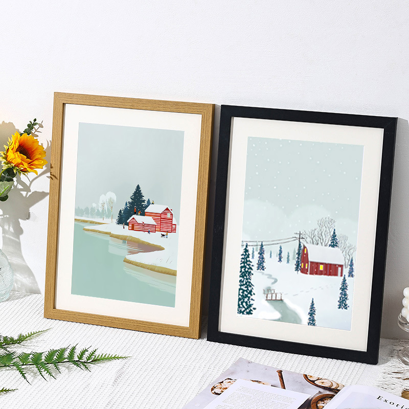 Cross-Border 6inch Photo Frame Display Stand Wholesale Picture Frame Empty Frame A3A 416inch Wall-Mounted Photo Frame Empty Frame 4K8K Puzzle Frame