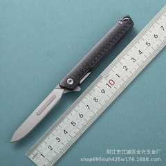 工場現物の新型折り畳み刀美工刀交換可能刃60号440cステンレス小刀速達刀
