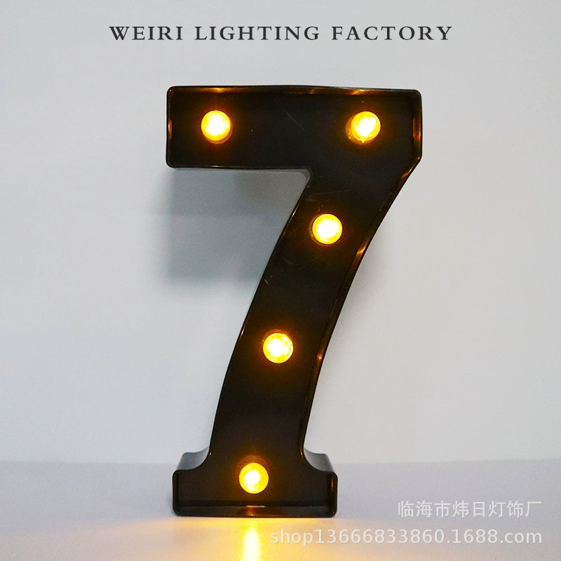 LED рекламная буква, черная подсветка алфавит, крупная декоративная английская буква 21,8 см