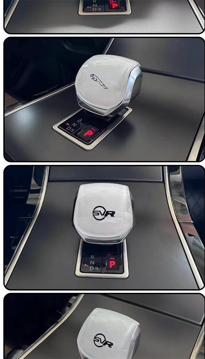 Suitable for 21-24 Models of Land Rover Range Rover Velar, Crystal Gear Knob, Center Console Gear Lever Head, Interior Decoration Modification