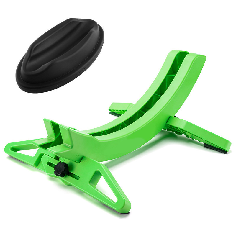 Model b v-shaped corner-green + front wheel pad
