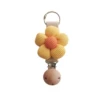 Apricot color (with a hole wooden cap) [yellow (medium five -petal flower)]