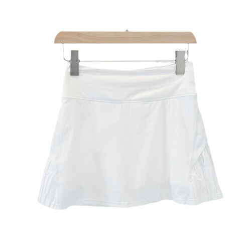 Ladies Breathable Golf Casual Exercise Yoga Skirt Anti-Briefing High-Waist Slimming Pleated Breathable Short Skirt