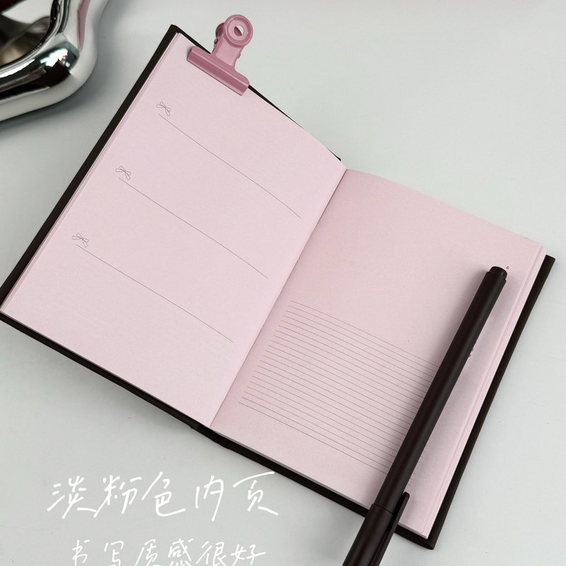 Chocolate Strawberry Pink A6 Notebook High-Quality Thick Planner Diary Schedule Student Ins Style Chocolate Strawberry Pink A6 Notebook High-Quality Thick Planner Diary Schedule Student Ins Style