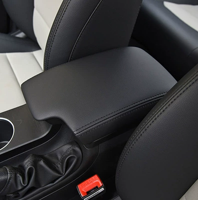 Box Cover Cover Renovation, Armrest box - 18-22-black-leather-black-line-without-standard