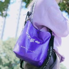 デュポン紙バッグカスタムロゴ文創斜めショルダーバッグネット赤ギフトバッグリボン印刷広告防水アイデア