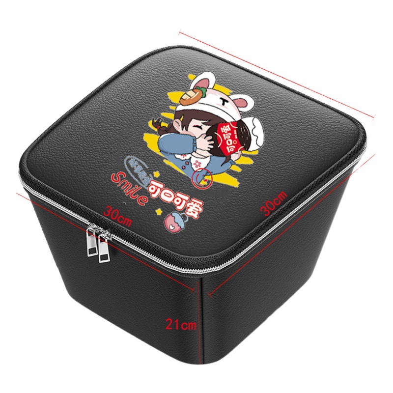 Electric Vehicle Basket Liner Bag Battery Electric Vehicle Accessories Universal Bag Front Home Basket Waterproof Inner Basket with Lid