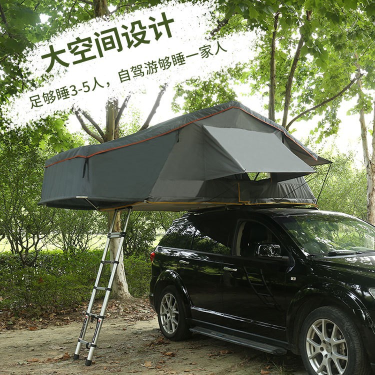 Tienda de techo acampar al aire libre automático auto-conducción suave superior plegable tienda de techo extendido tienda de apertura rápida a prueba de lluvia