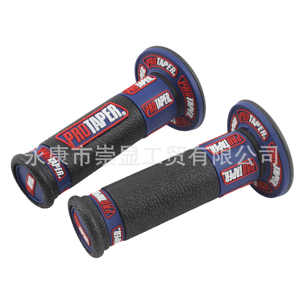 Off-Road Motorcycle Handlebar Grips, Rubber Gloves for Off-Road Motorcycles, Multi-Color Beach Rubber Universal Model