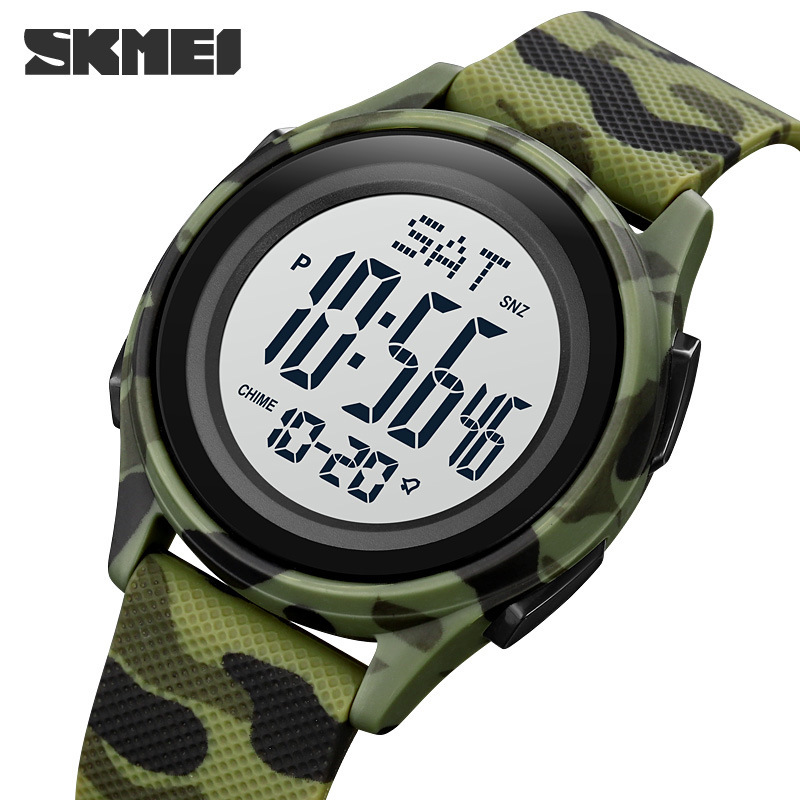 SKMEI 1893 reloj electrónico para hombres y mujeres de alarma deportiva impermeable reloj deportivo luminoso para estudiantes de secundaria y preparatoria