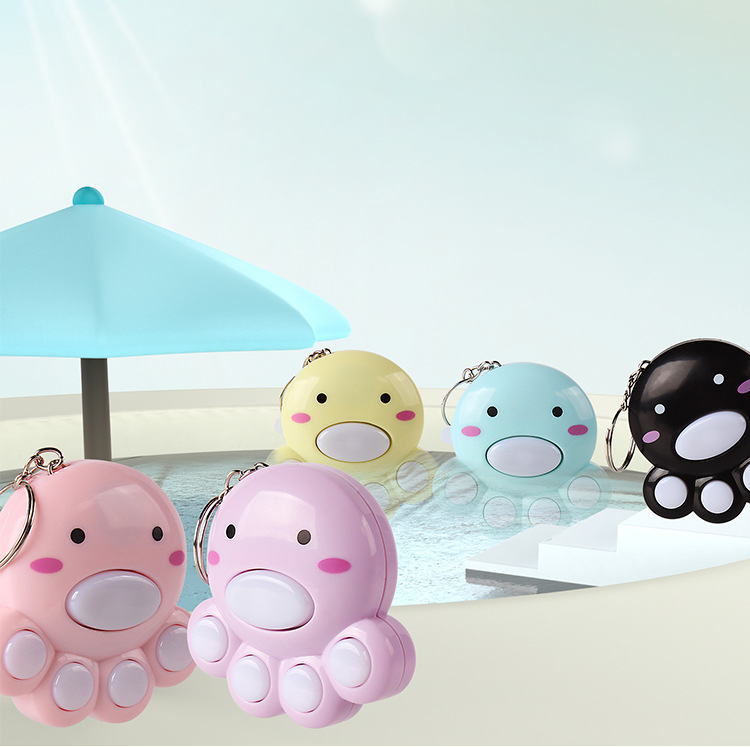New Octopus Memory Training Mini Electronic Game Keychain Toy Twisting Egg Machine_voghion.com