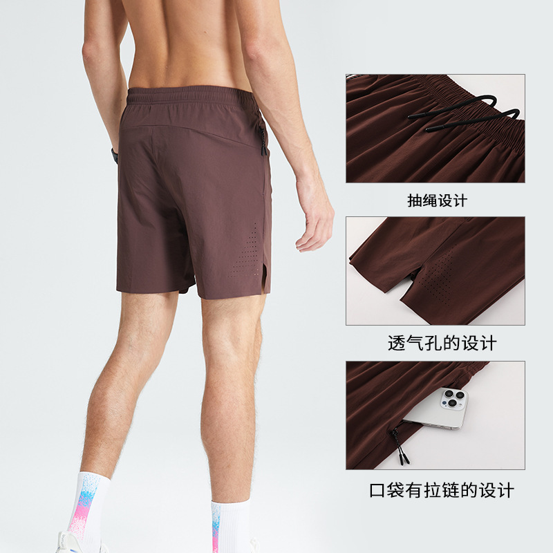 Ebayアメリカンバスケットボールパンツ男性用夏速乾氷糸通気空白版ランニングフィットネス運動五分ズボン|undefined