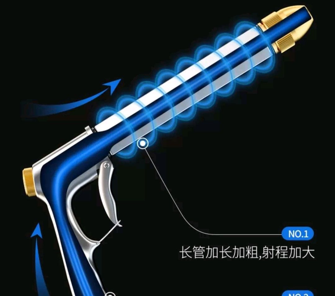 Suitable for high-pressure car washing water gun pressurized water pipe household hose tap watering nozzle spray gun washing ground