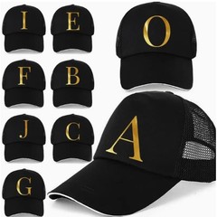 English Letter Trucker Cap 26英文字母印花棒球帽男女情侣网帽