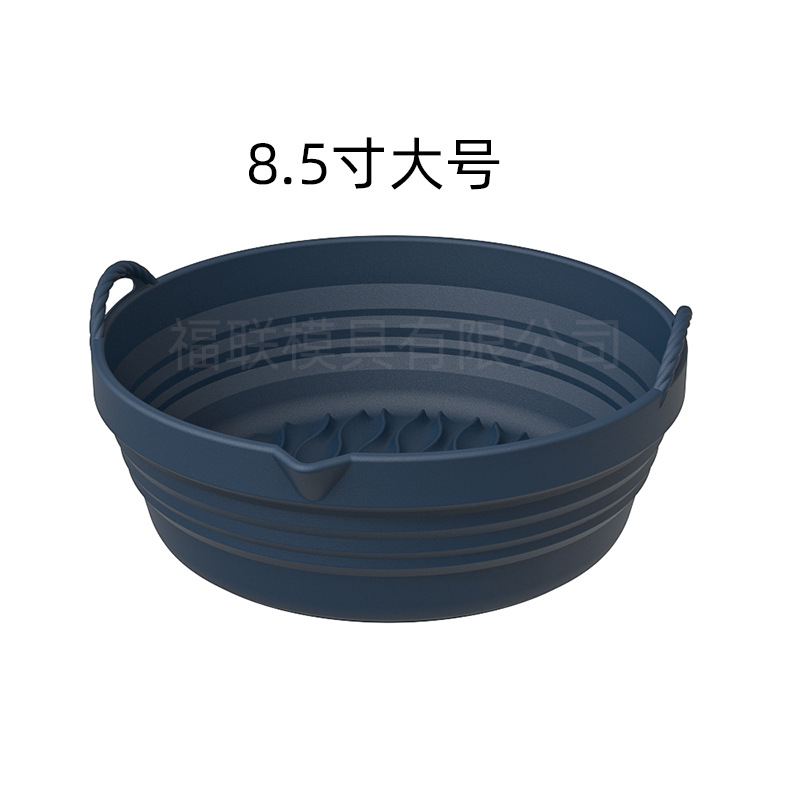 Bandeja de silicona para barbacoa Zibo, tapete para freidora de aire y parrilla, bandeja especial para drenar aceite, tapete plegable y resistente a altas temperaturas.