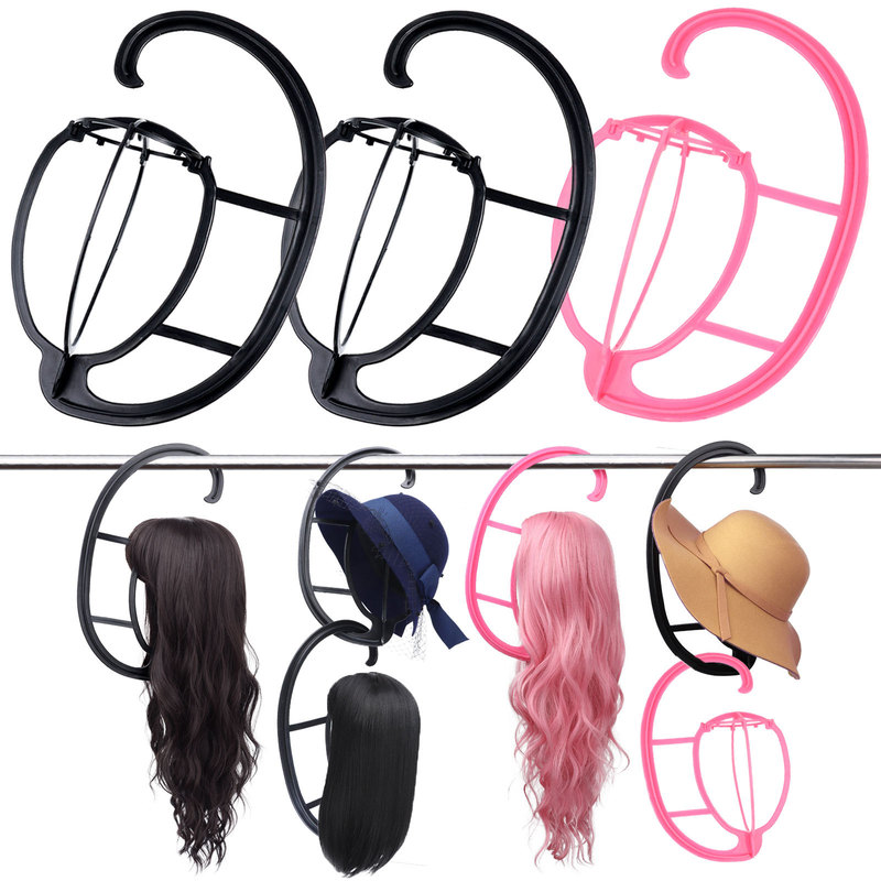 Cross-Border Spot Hanging Wig Stand Detachable Portable Wig Stand Hanger Wig Hanger