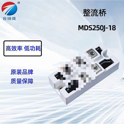 三相整流桥 MDS250J-18全新桥堆模块 整流机焊机电镀电源桥堆