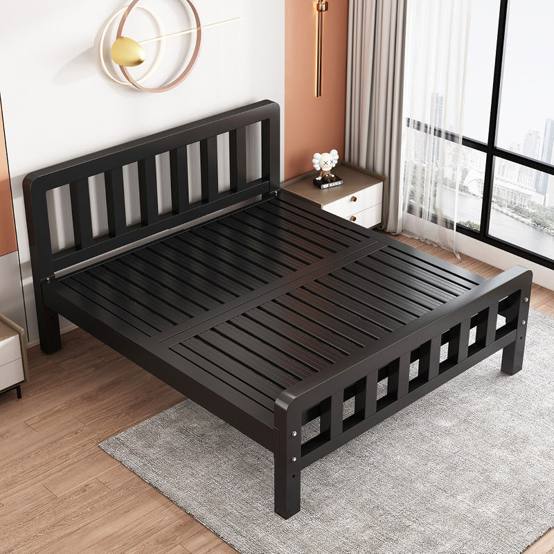 Wrought Iron Bed, Elevated Single Bed, Reinforced Iron Frame Bed, Bedroom Decoration, Rental House, Secondary Bedroom Bed, Lunch Break Iron Frame Bed Wholesale
