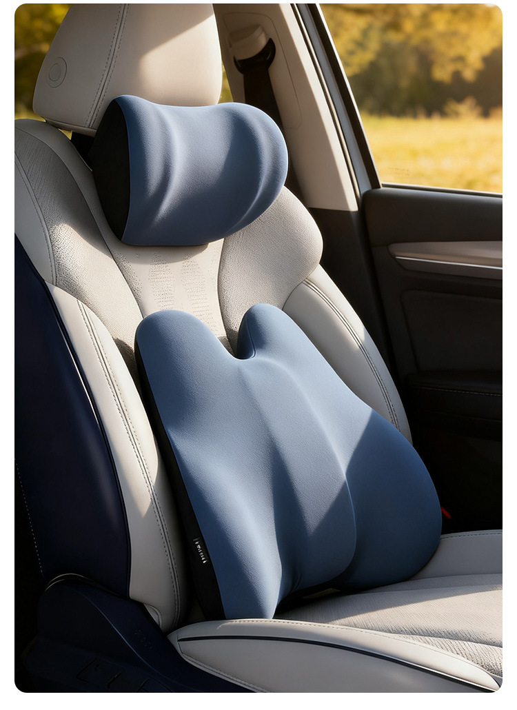 Non-Hardening Car Headrest Neck Pillow for Car Seat Neck Support Driving Headrest Pillow
