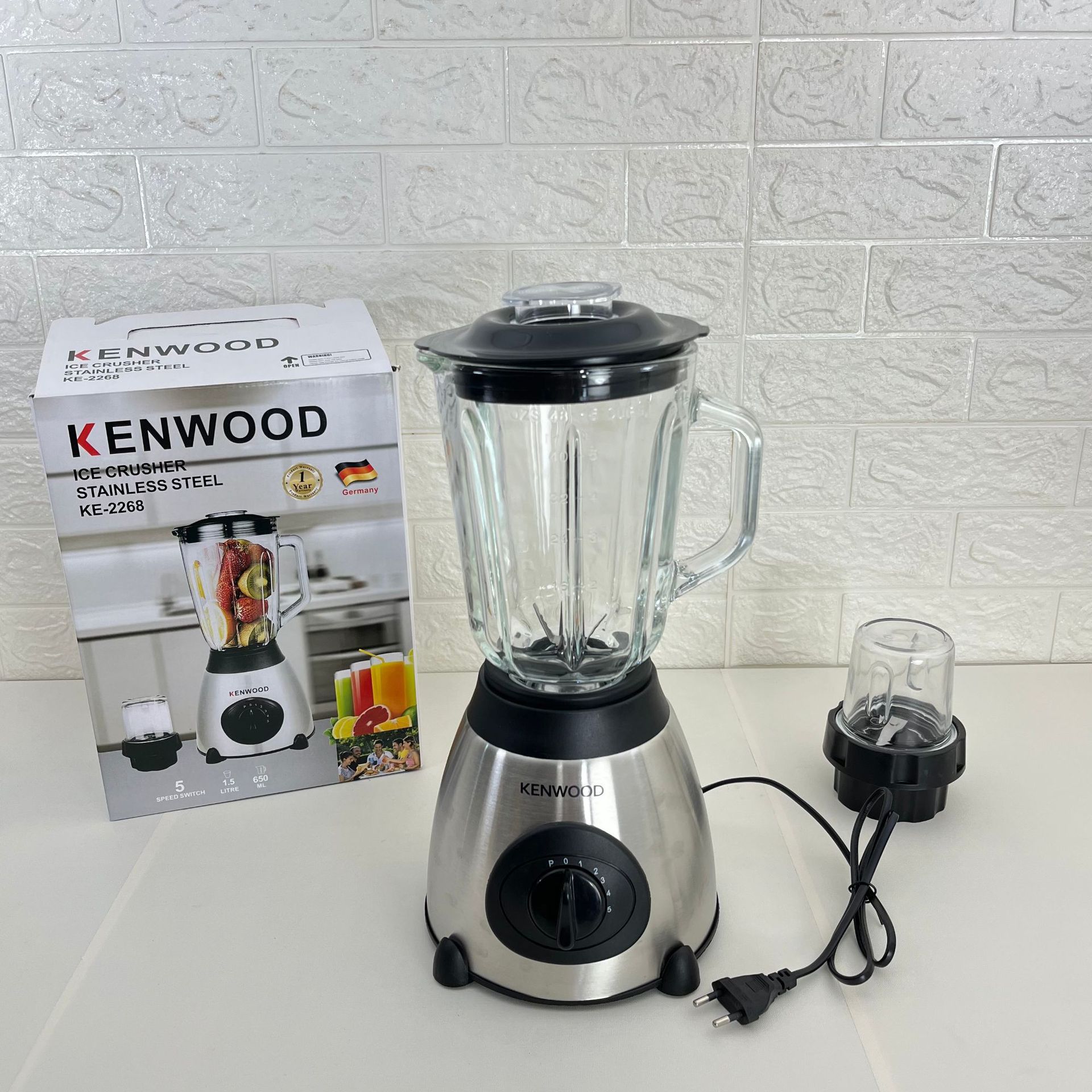 Mezcladora de vidrio al por mayor, máquina de rompe paredes, exprimidora de jugo, máquina de cocina multifuncional, molino de alimentos suplementarios