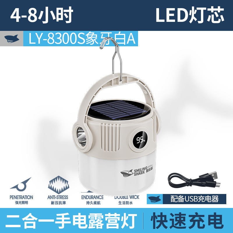 太阳能户外照明充电式帐篷灯露营灯强光超亮超长续航摆摊工作灯|undefined