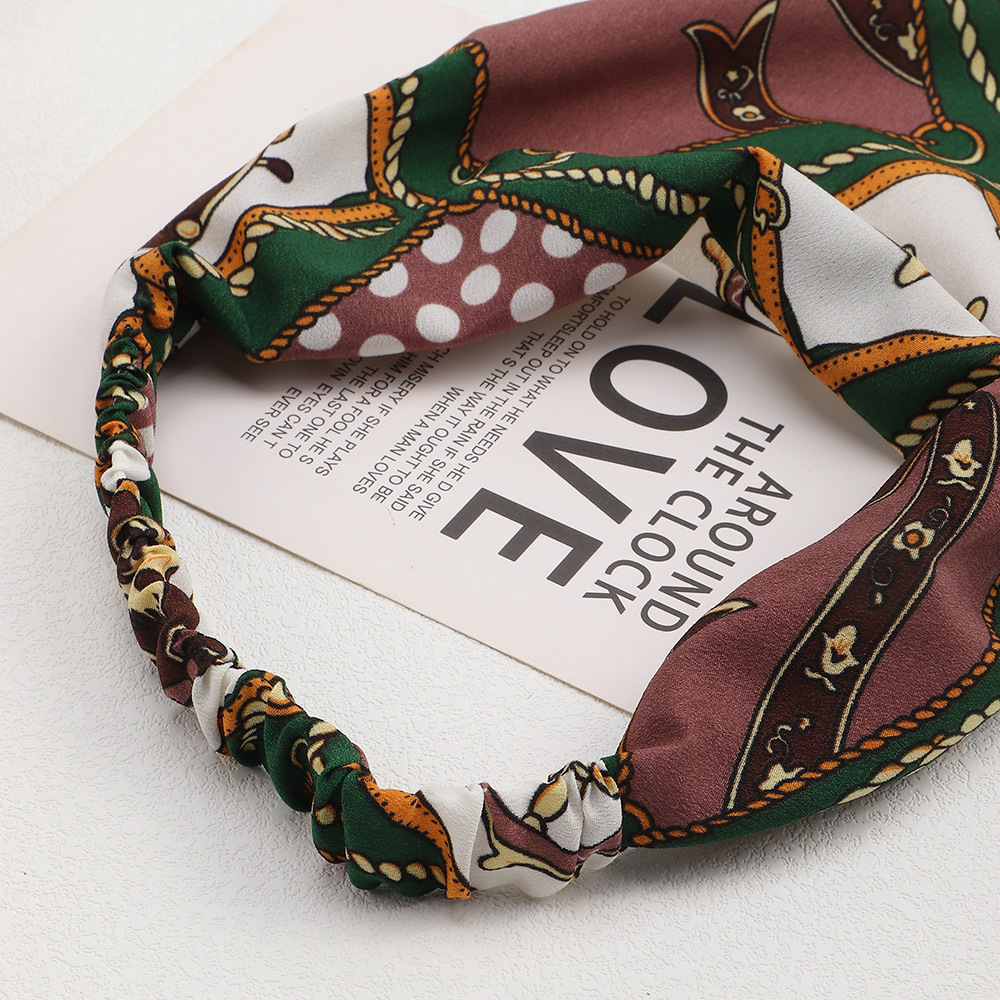 fashion flower triangle scarf elastic hairbandpicture9