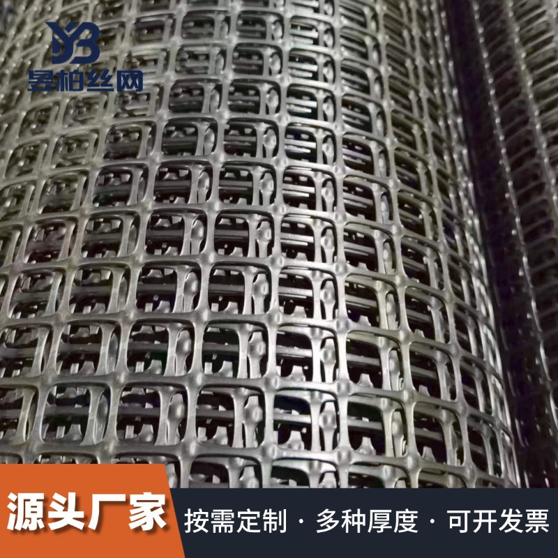 塑料土工格栅鸡鸭养殖网双向拉伸网大棚防兜水圈山圈地圈玉米围栏