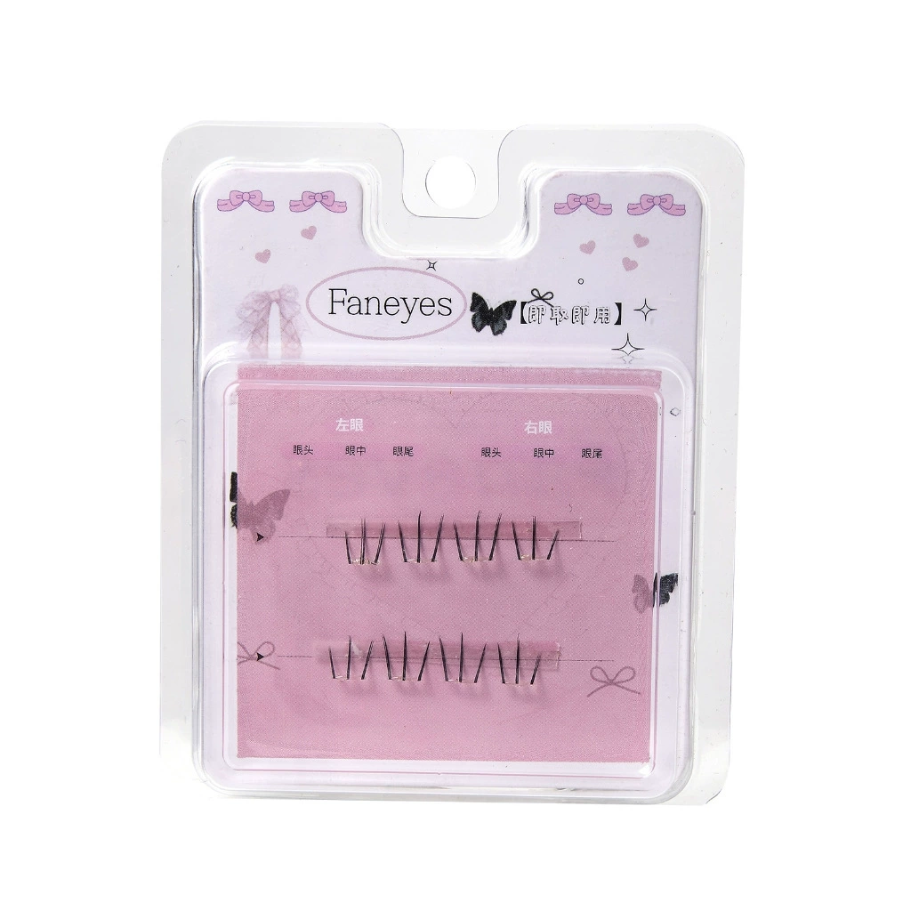 Self‑adhesive glue‑free false eyelashes, multiple decorative styles, 6–20 rows