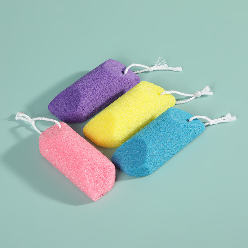 Simple Pure Color New Type Foot File Tool Double-Sided PU Foot Pads Gently Remove Rough Skin Foot Stone