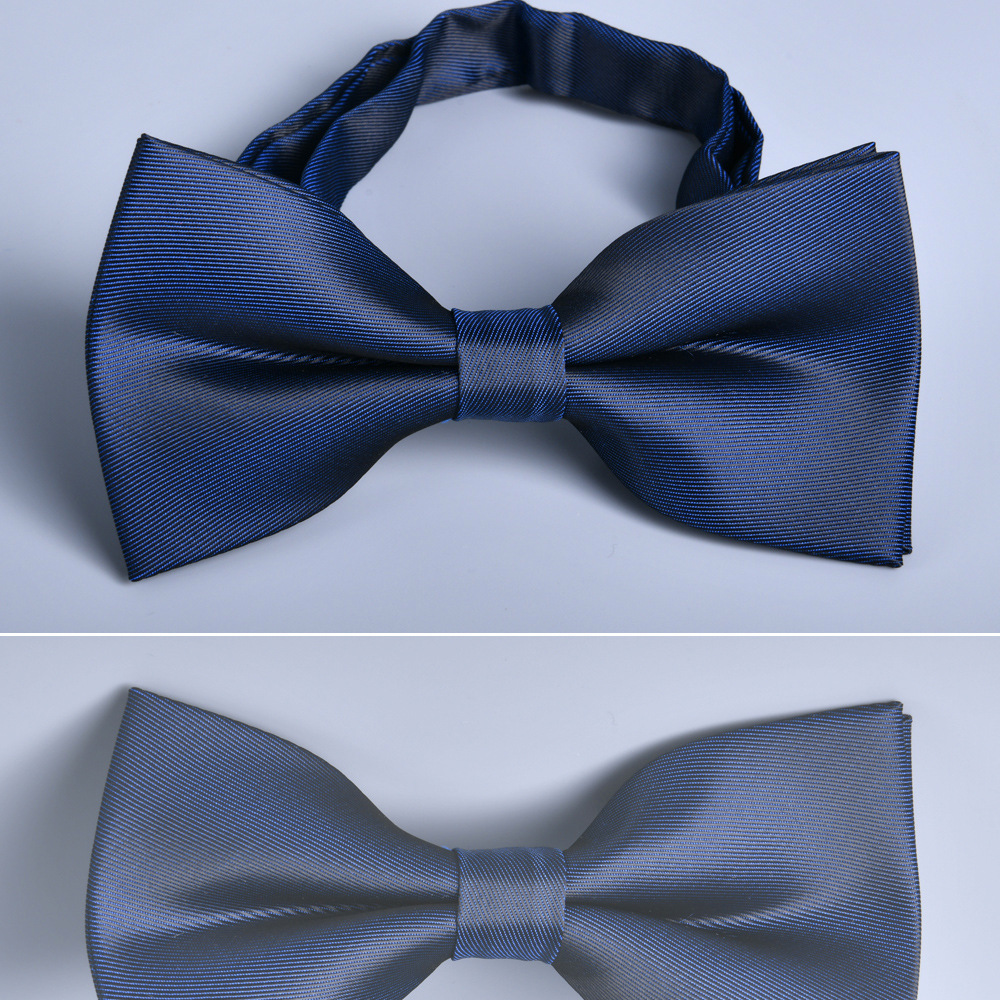 18g Weight Tie Classification Polyester Material Solid Color, Bow Knot Pattern All Seasons Season Men's Gender Elegant Style Elegant Solid Color Bow Knot Polyester Men's Tie 1
