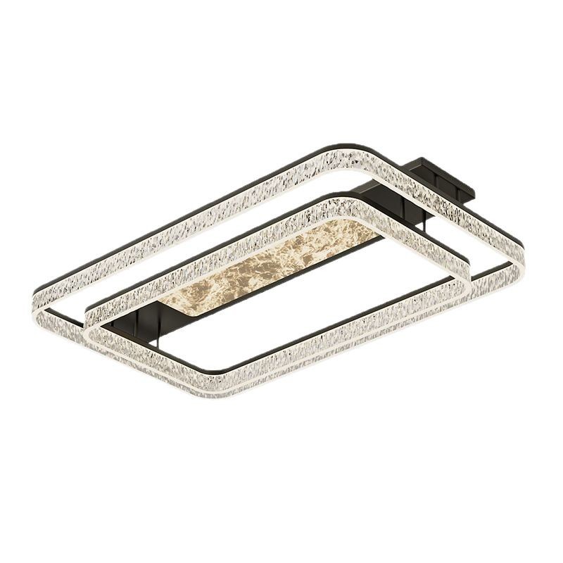 Italiano rectangular nube minimalista sala de estar lámpara de techo nuevo paquete de toda la casa moderna simple atmósfera luces de alto nivel