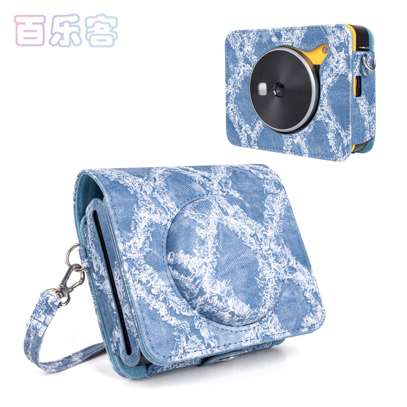Suitable for Kodak C300R Denim Camera Bag, Quick-Charging Magnetic Opening and Closing Portable Storage Bag, Camera Accessories