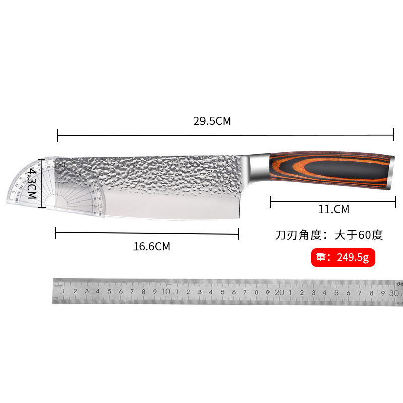 Cuchillo de cocinero de acero inoxidable cuchillo de cocina doméstico sin molienda cuchillo de cocina cuchillo de cocina cuchillo de cocina forjado y punzante cuchillo de cocina otros Pales