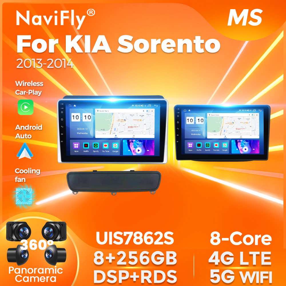 Kia Sorento 2013-2014 üçün Android ekran və naviqasiya