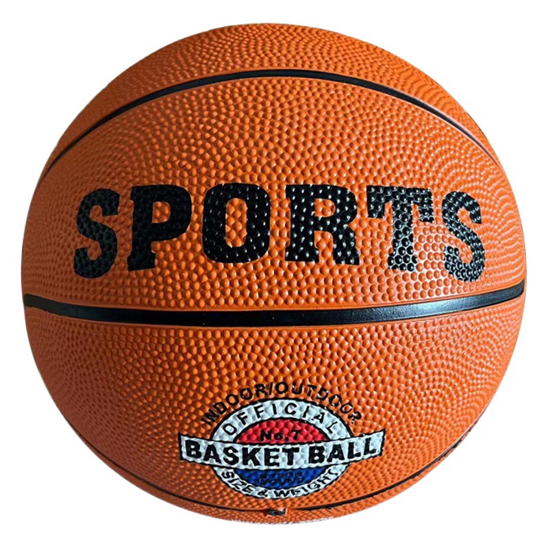 Rubber basketball wholesale 357 kindergarten primary and secondary school students training camp basketball wear-resistant basketball