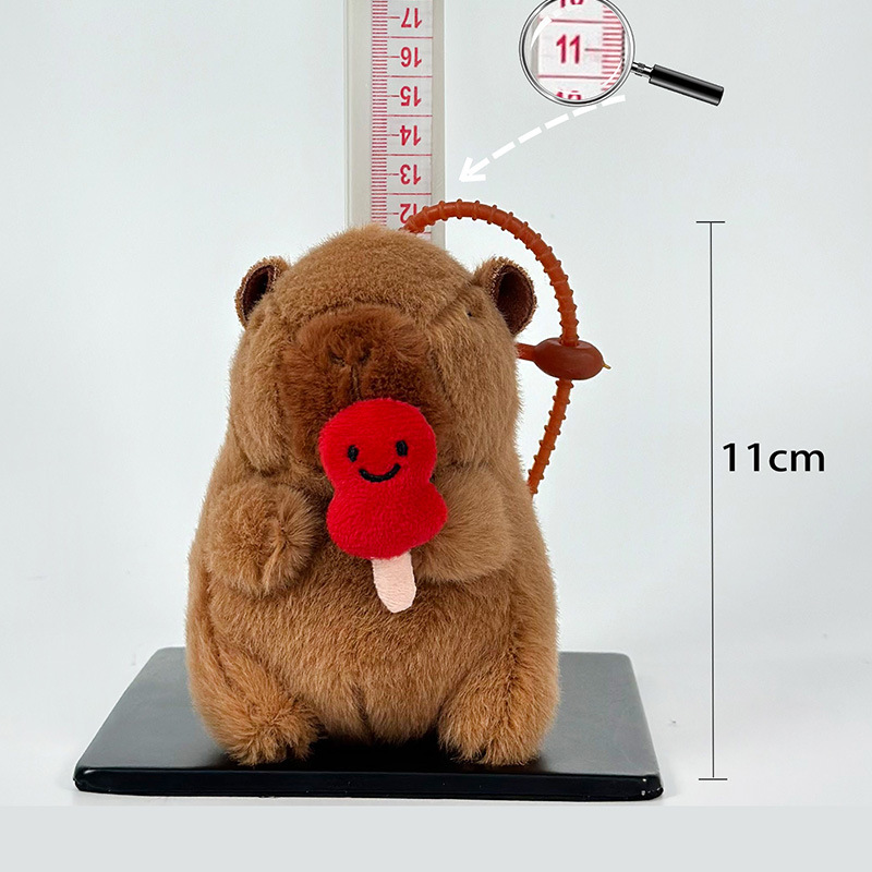 Año Nuevo Capibara muñeca Dolphin pelúcia colgantes feos Dolphin Jun bolsos pelúcia colgantes al por mayor