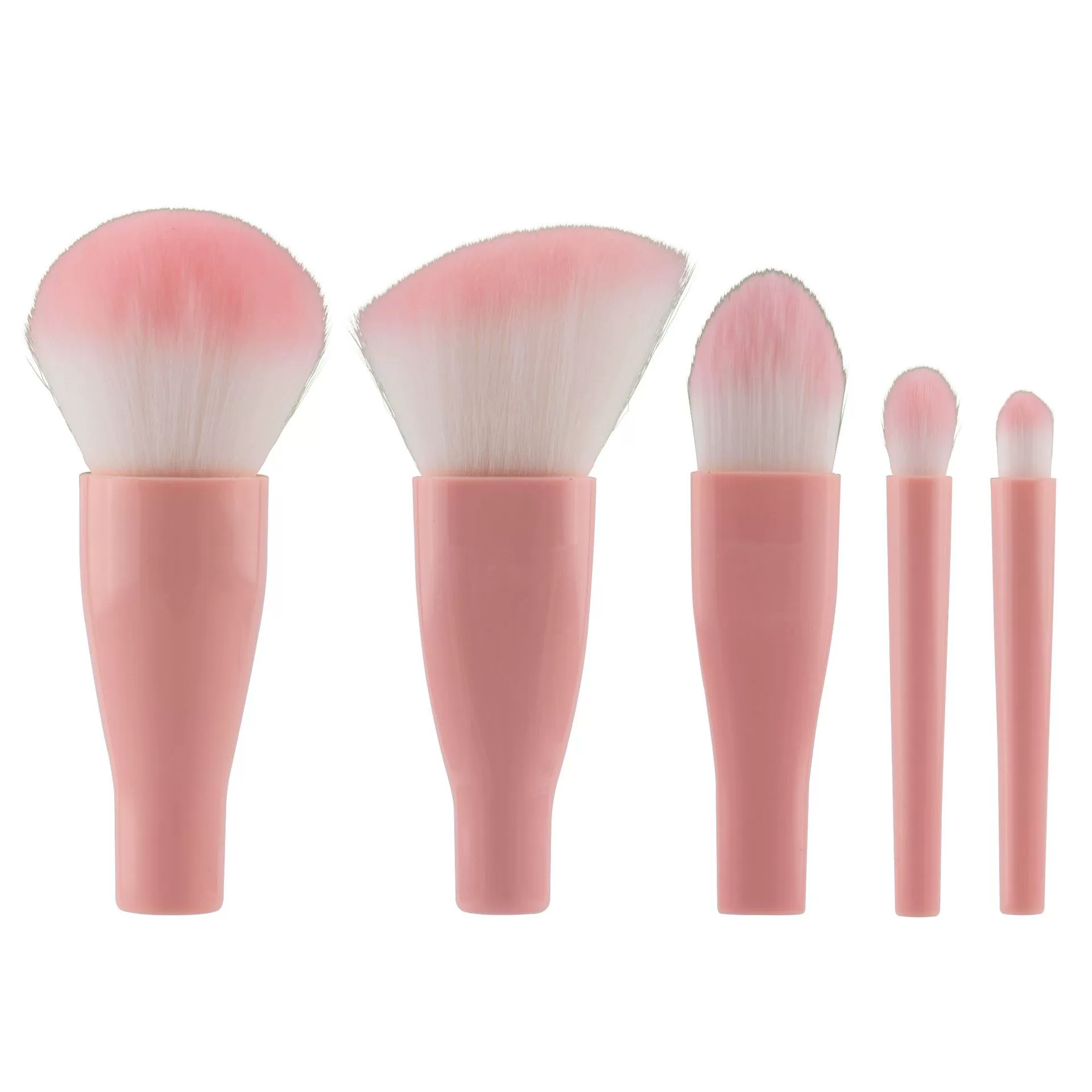 韵彩坊 Fuchsia nylon handle, handheld brush, factory direct supply