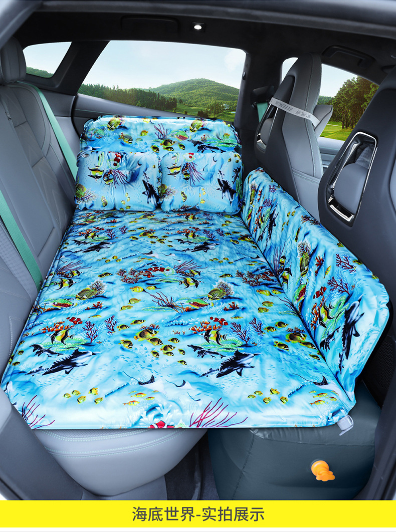 Car Inflatable Bed, Mattress for Sleeping in Car, Rear Seat Travel Bed, Backseat Sleeping Pad, Air Mattress