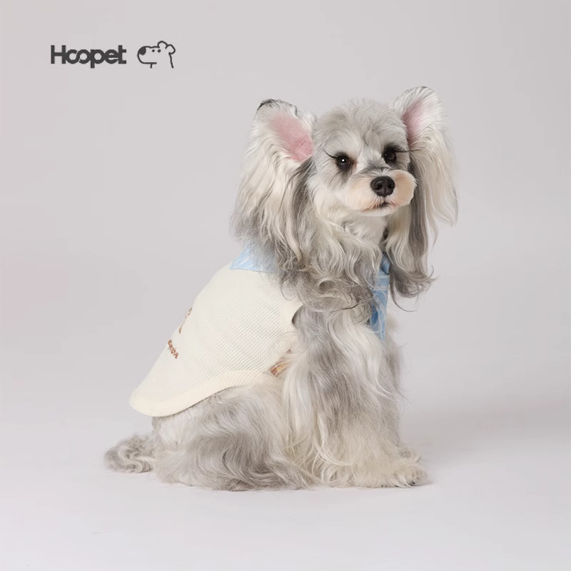 HOOPET背心夏天薄款小型犬夏季防掉毛泰迪比熊小狗的宠物狗狗衣服|undefined