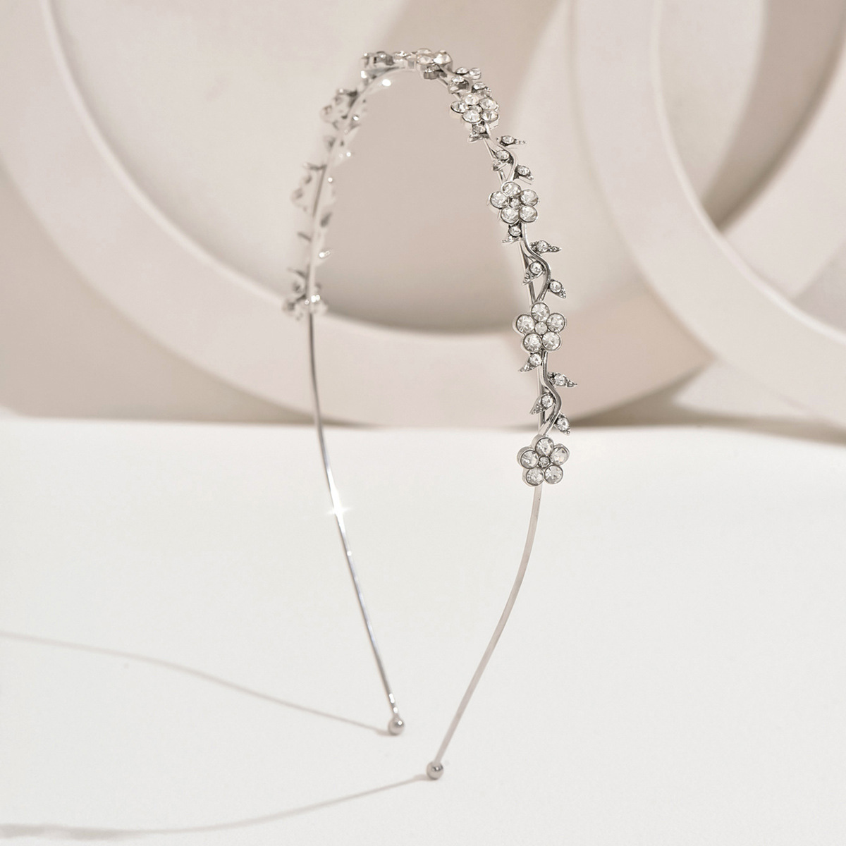 Diamante blanco plateado