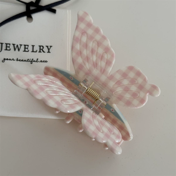 Cream series-pink butterfly (double-sided print)
