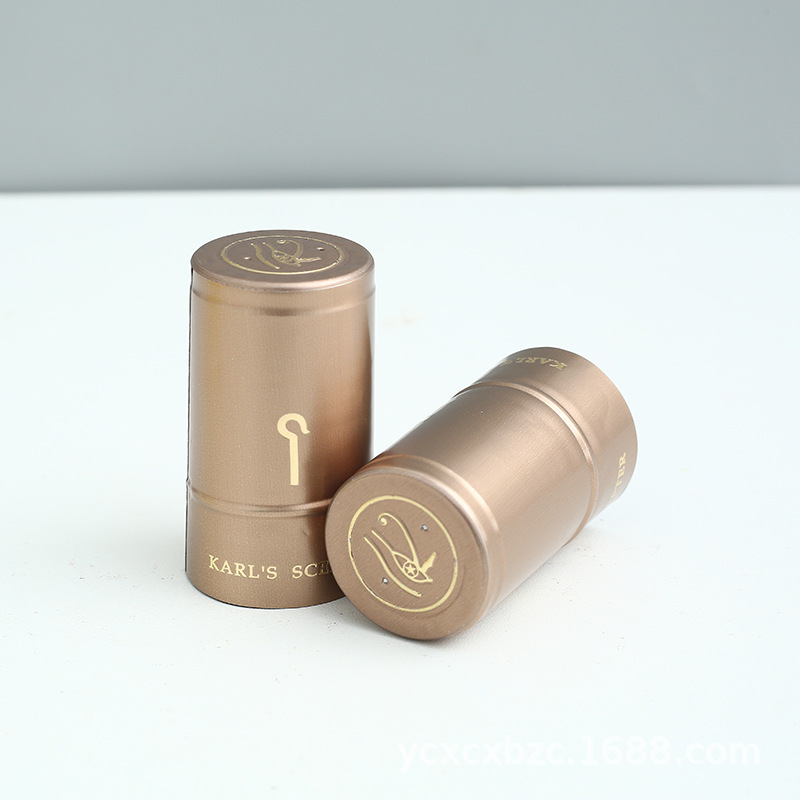 厂家批发铝塑塑料瓶盖焜印上光防漏用于葡萄酒保健品白酒密封胶帽