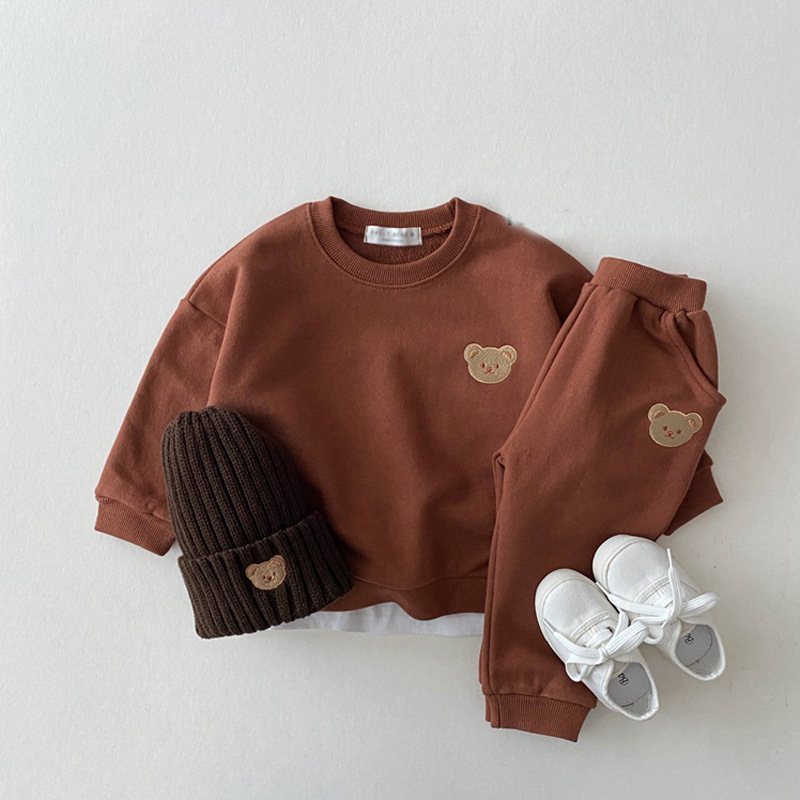 Cute Bear Cotton Baby Clothing Sets display picture 5