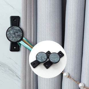 Cross-Border Supply Zinc Alloy Curtain Wall Hooks Can Be Punched and Viscose Curtain Hooks Wall Hooks Accessories Hooks Cross-Border