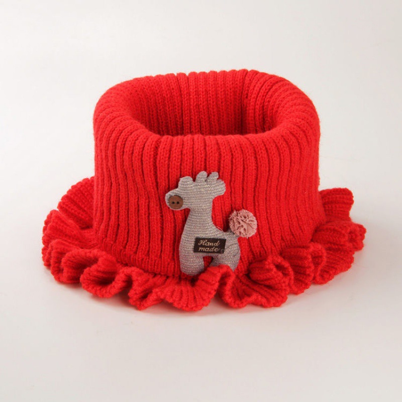 Sombrero para niños Otoño e Invierno sombrero de princesa para niñas lindas Otoño e Invierno orejeras de punto cálido con forro polar sombrero de lana de dibujos animados