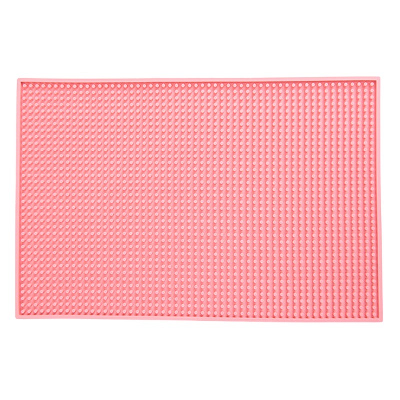 Fábrica en stock venta directa de la barra estera antideslizante estera de la barra de escritorio estera de aislamiento térmico tazón mantel estera del fregadero de la cocina estera de drenaje