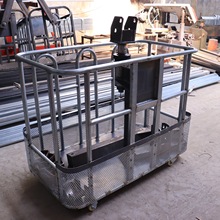 360度旋转吊篮 外墙建筑高空作业吊框 工程车辆吊车吊笼