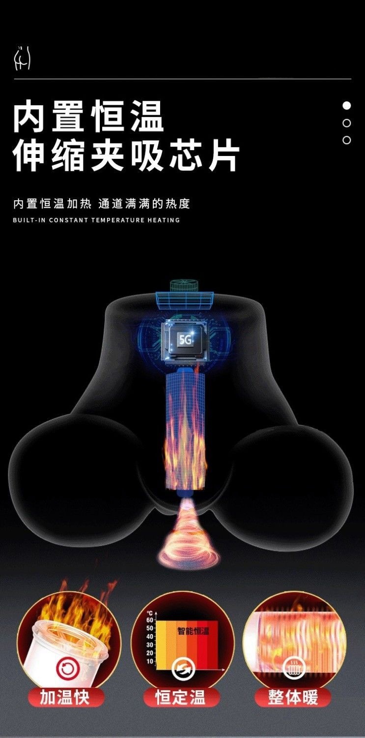 Automatic Heating Suction Vibrating Masturbator with Realistic TPE Buttocks Mold — detail image 8