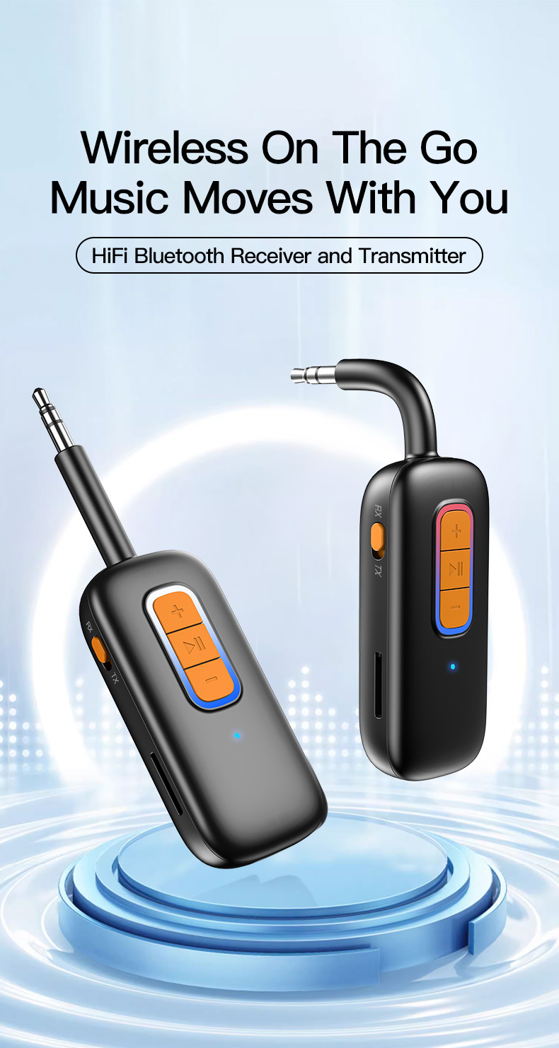 New Product Wireless Bluetooth 5 4 Receiver Transmitter Car Aux Navigation Audio Adapter Headphone Switch Connection