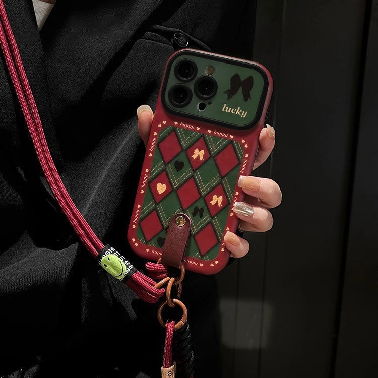 Coque téléphone motif diamant color blocking pour honor 80 90 pro_voghion.com